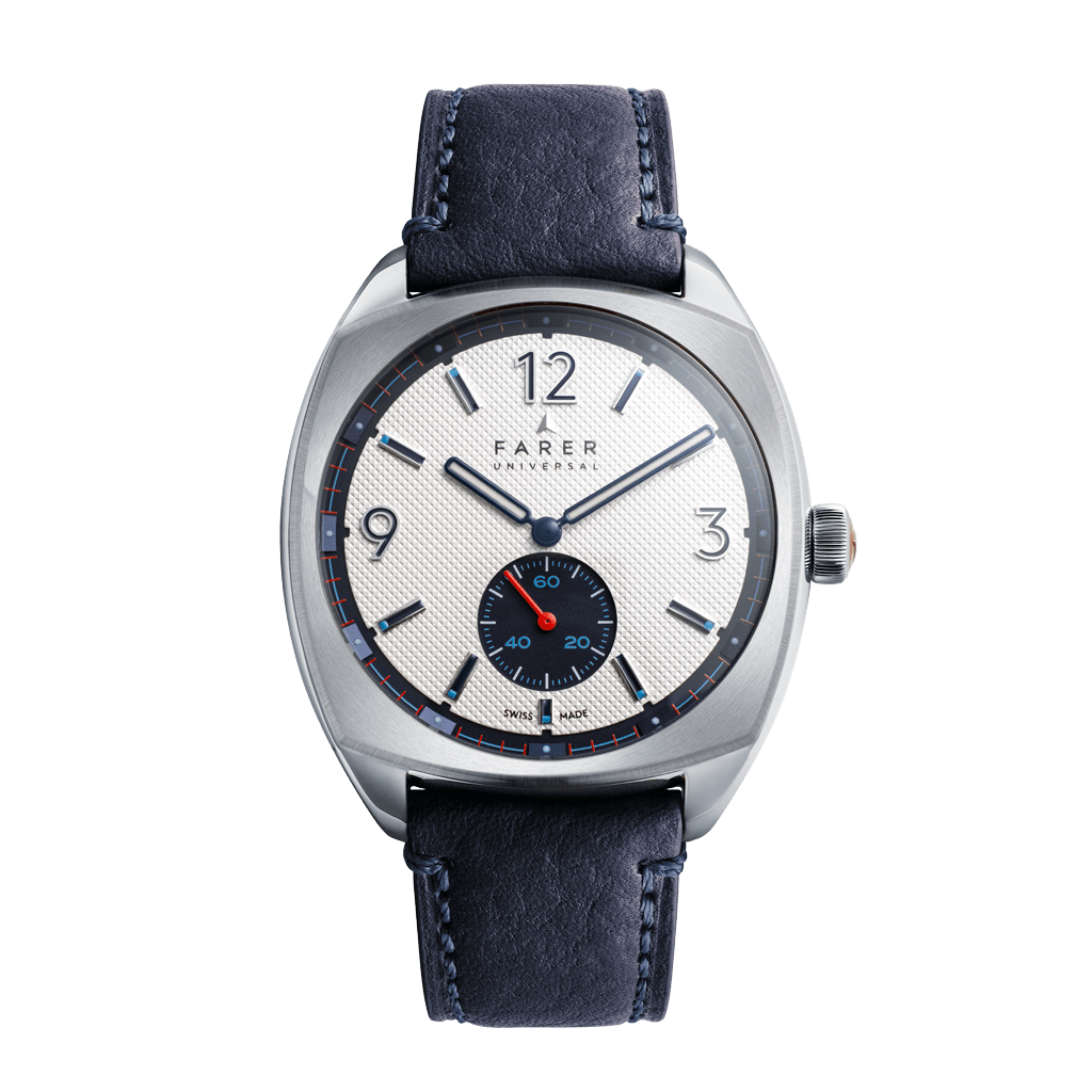 Farer USA Stanhope Cushion Case 38.5mm Swiss Made Manual Wind Watch Farer USD