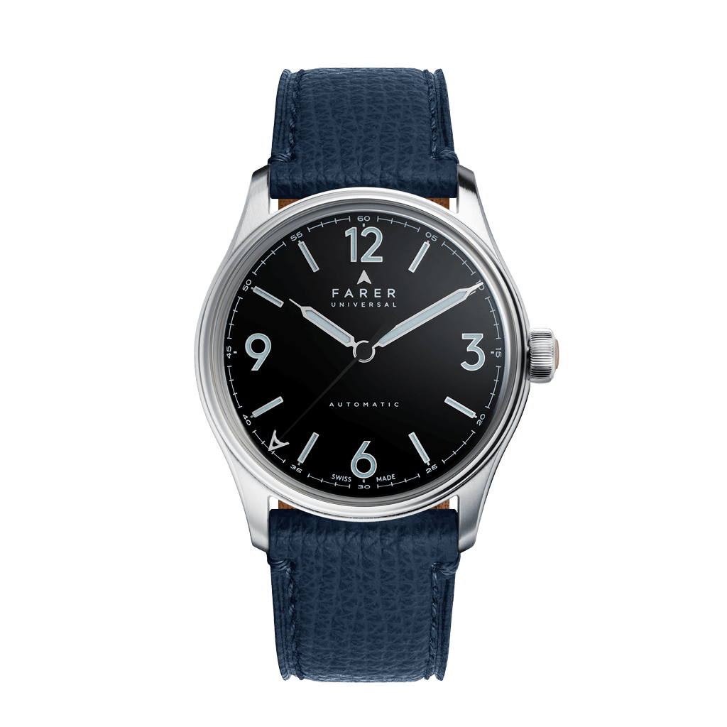 最新入荷 Farer USA - Discovery Black Velvet - 36mm Swiss-Made ダーツ