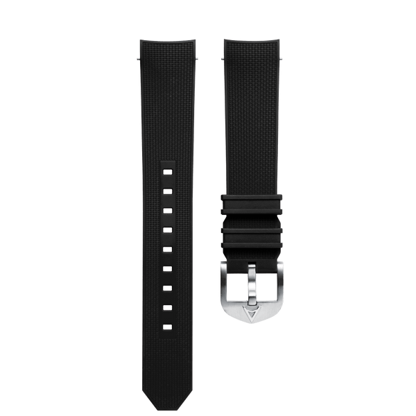 Aqua Compressor Black Rubber Strap – Farer USD