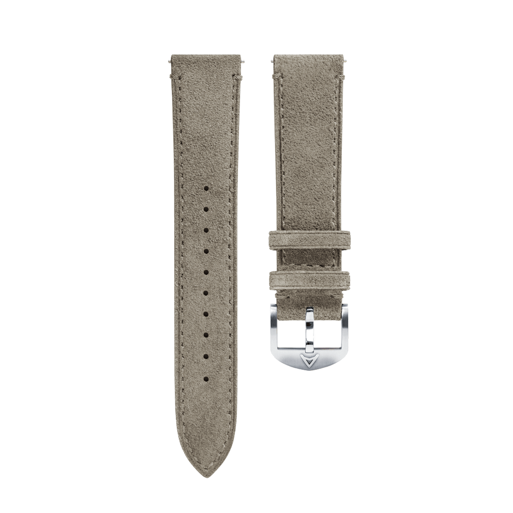 Grey Suede Leather Strap