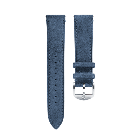 Blue Suede Leather Strap