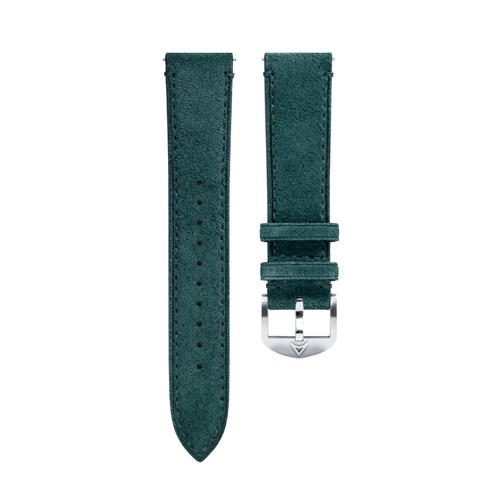Sea Green Suede Leather Strap